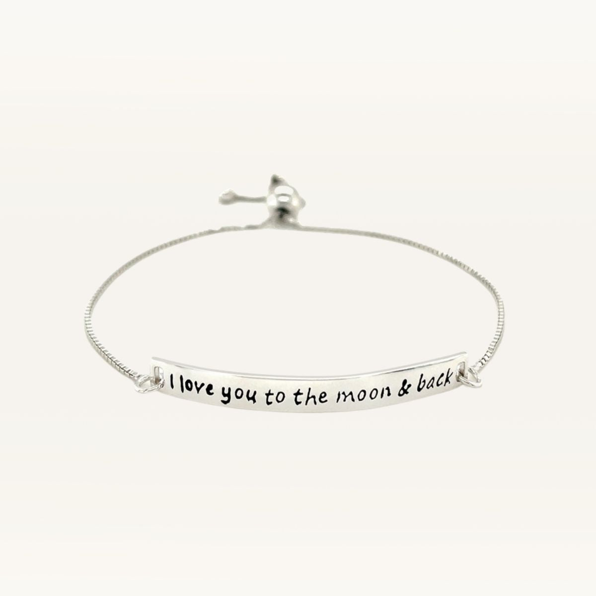 Moon and Back Lariat Bracelet