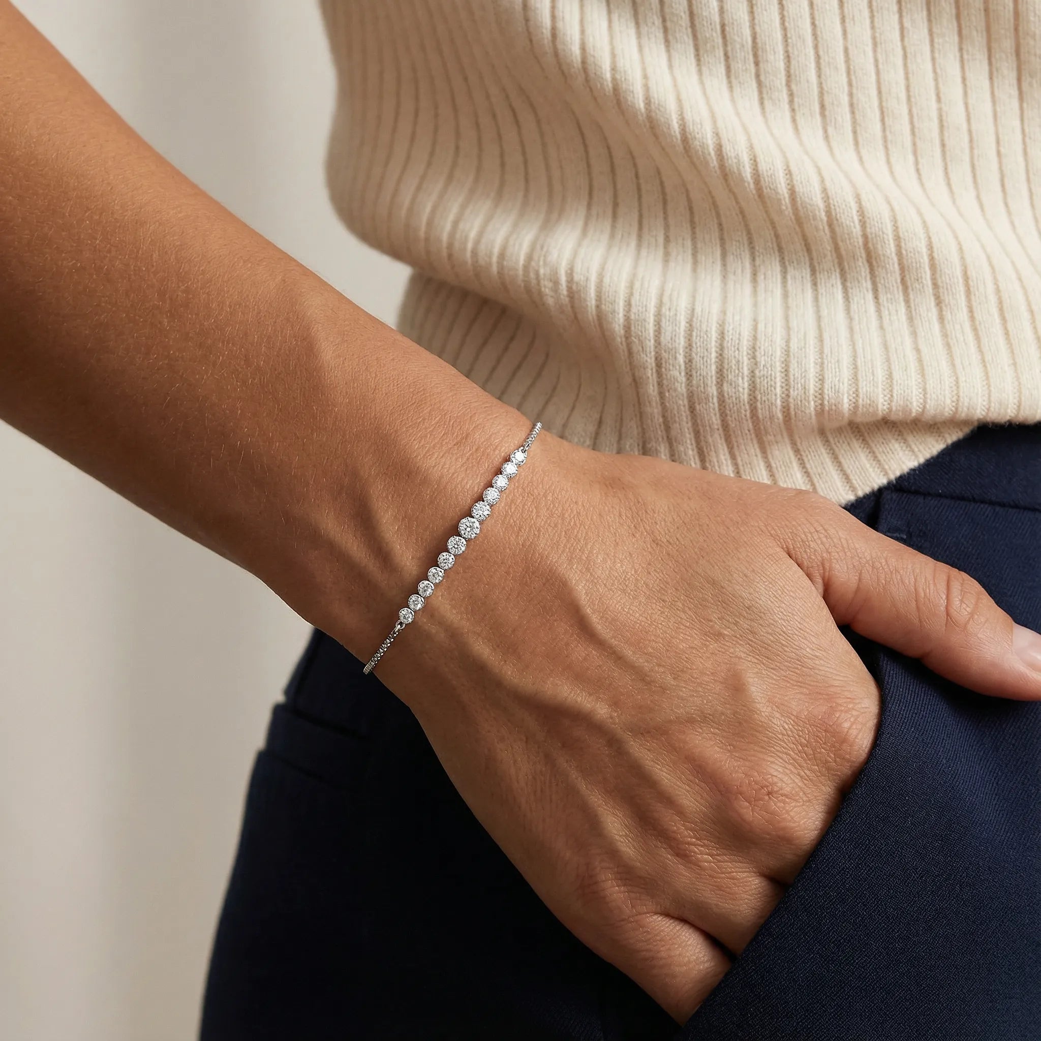 "Natalia" Moissanite Bracelet