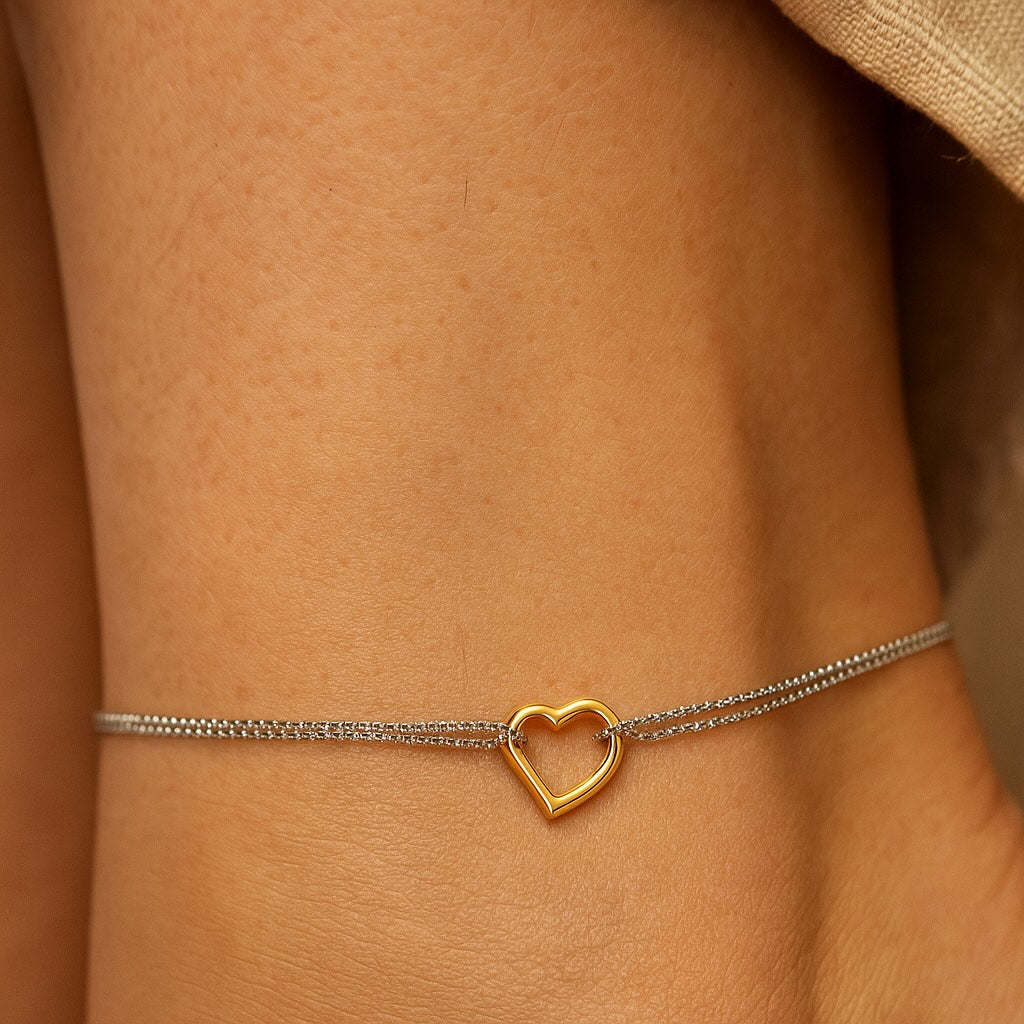 Open Heart Anklet