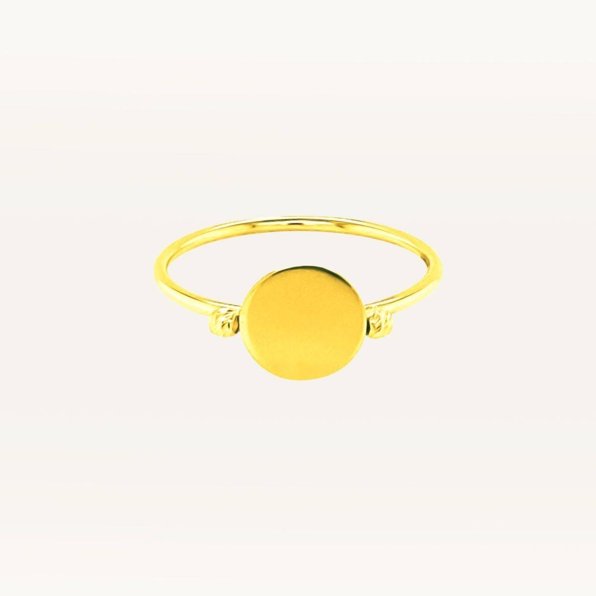 Oval Disc Ring