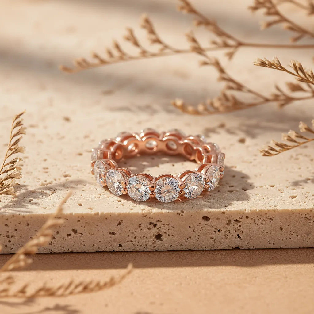 "Rhea" Moissanite Eternity Ring