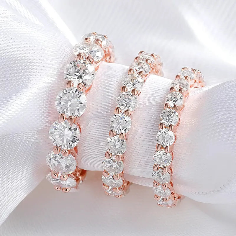 "Rhea" Moissanite Eternity Ring