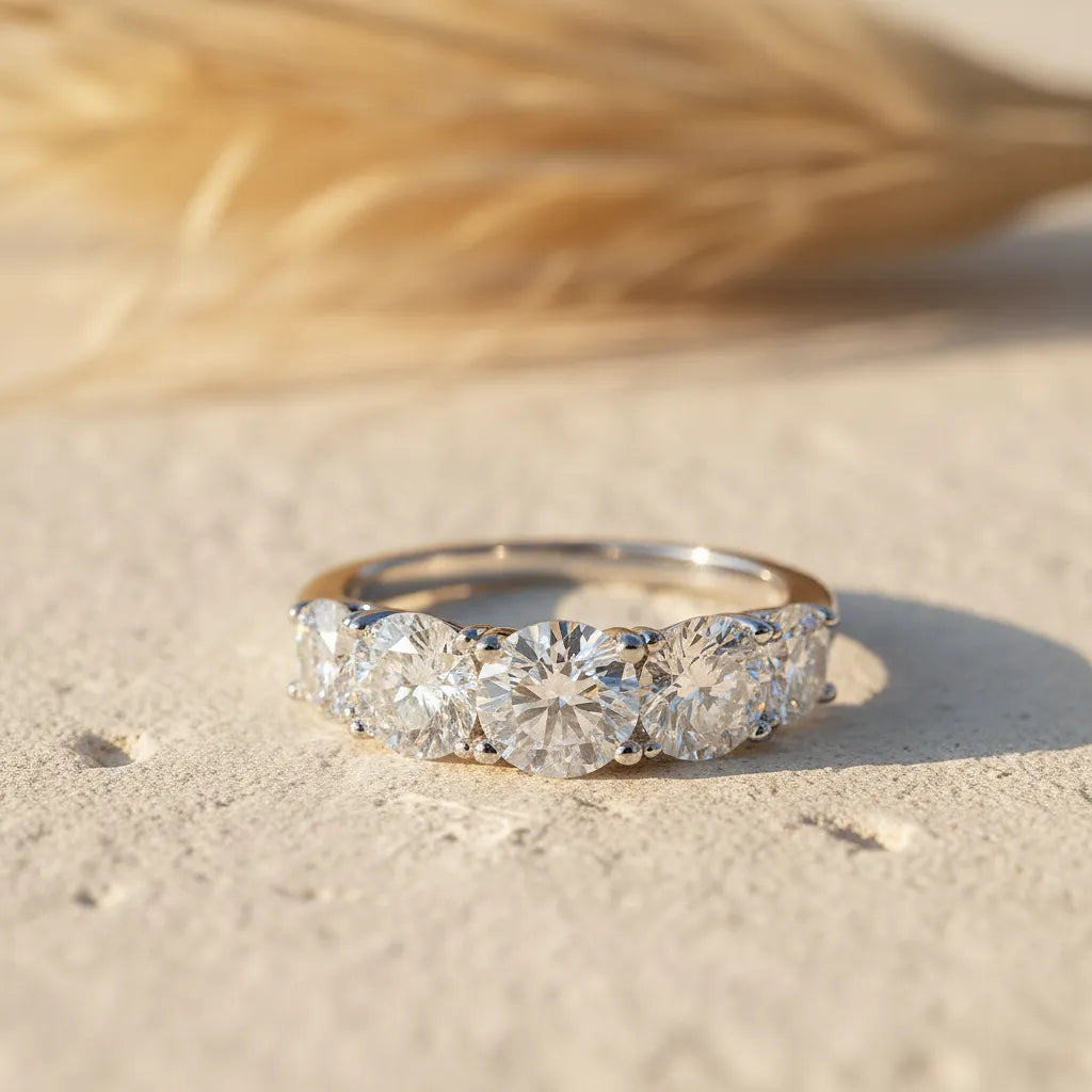 "Rochelle" Moissanite Ring