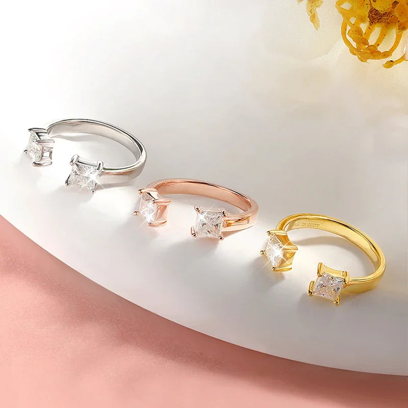 "Caja" Moissanite Ring