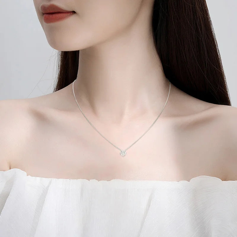 "Maya" Moissanite Pendant Necklace