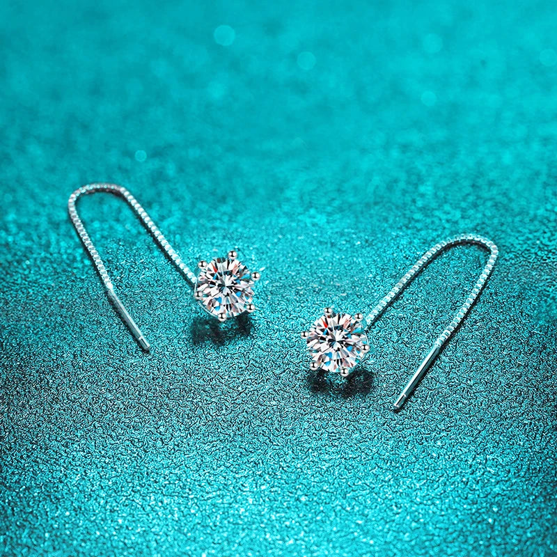 "Joleen" Moissanite Drop Earrings