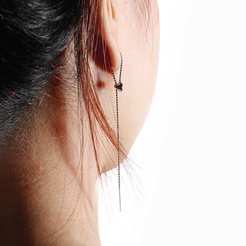 "Marika" Moissanite Drop Earrings