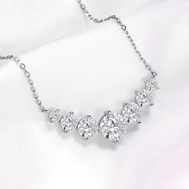 "Victoria" Moissanite Pendant Necklace