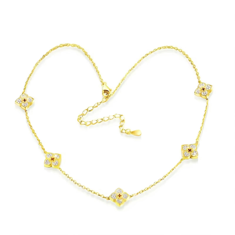 "Sabrina" Moissanite Choker Necklace