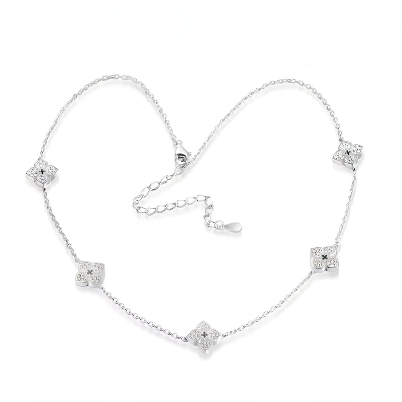 "Sabrina" Moissanite Choker Necklace