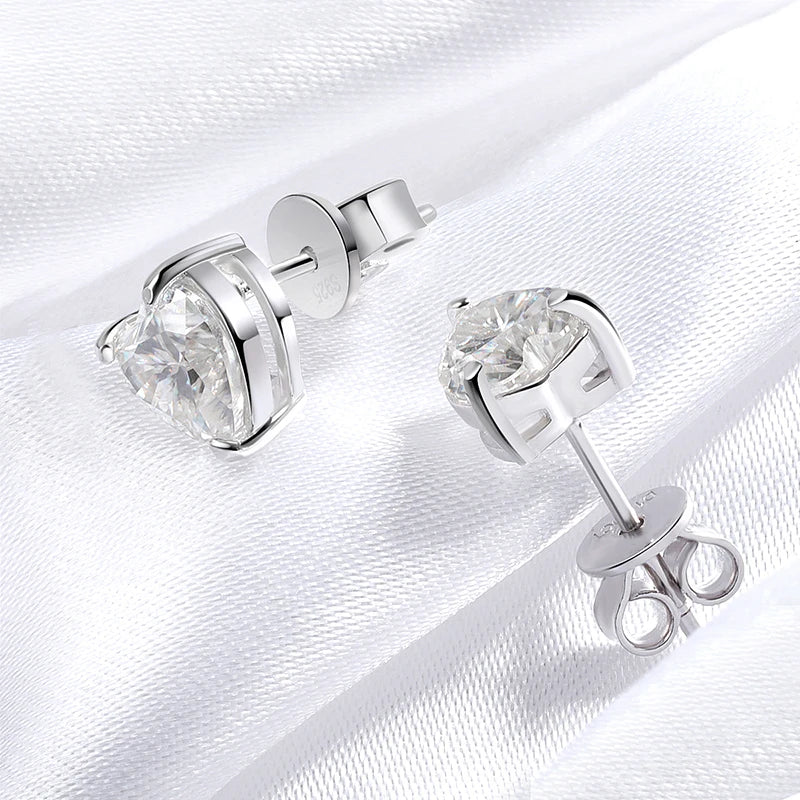 "Solana" Moissanite Stud Earrings