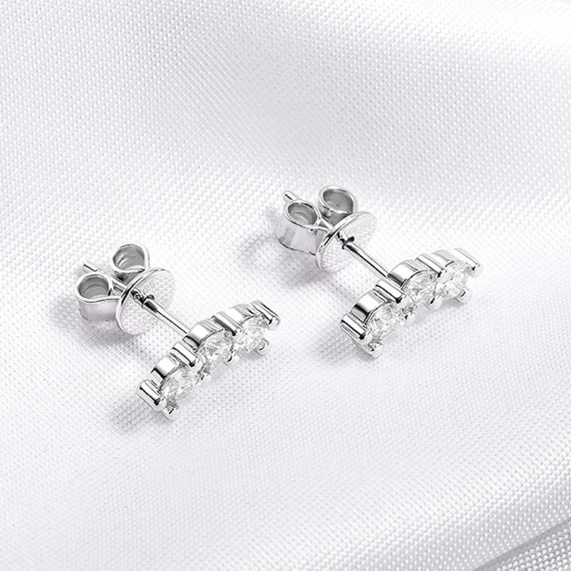 "Kelda" Moissanite Stud Earrings