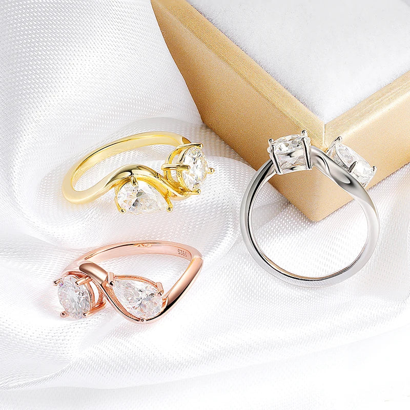 "Martine" Moissanite Ring