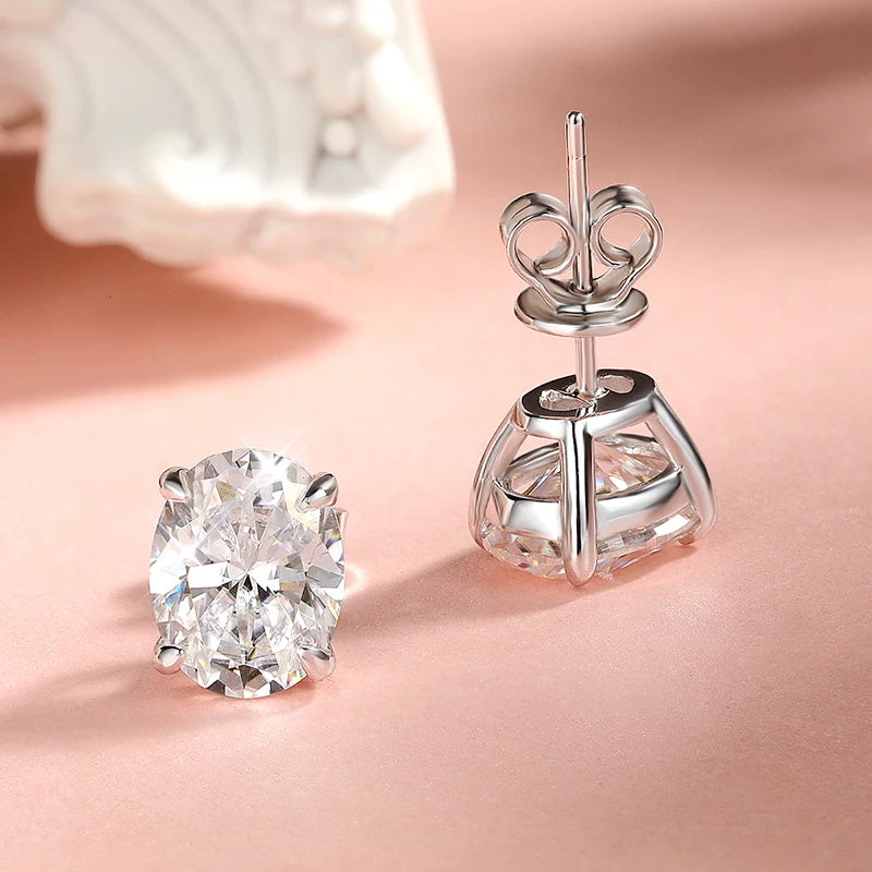 "Jorunn" Moissanite Stud Earrings