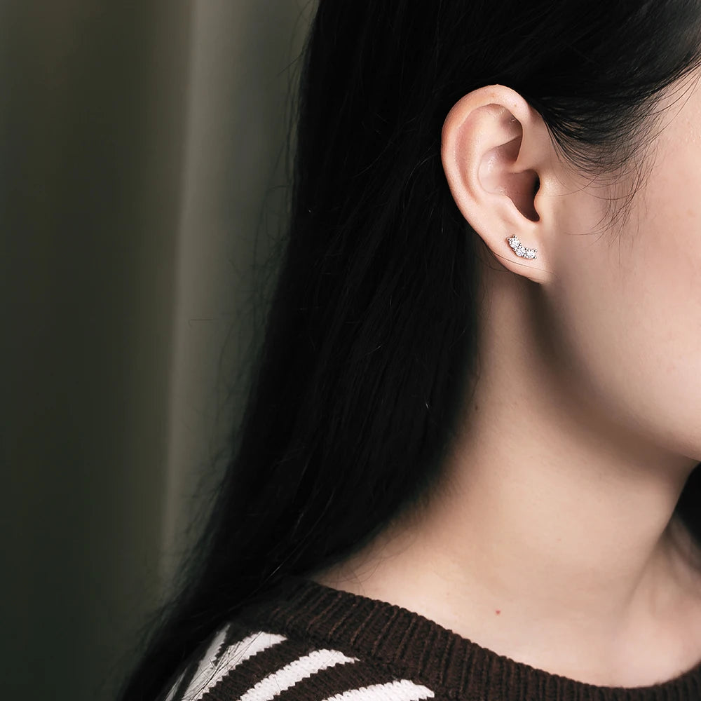 "Kelda" Moissanite Stud Earrings