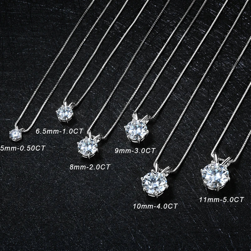 "Marissa" Moissanite Pendant Necklace