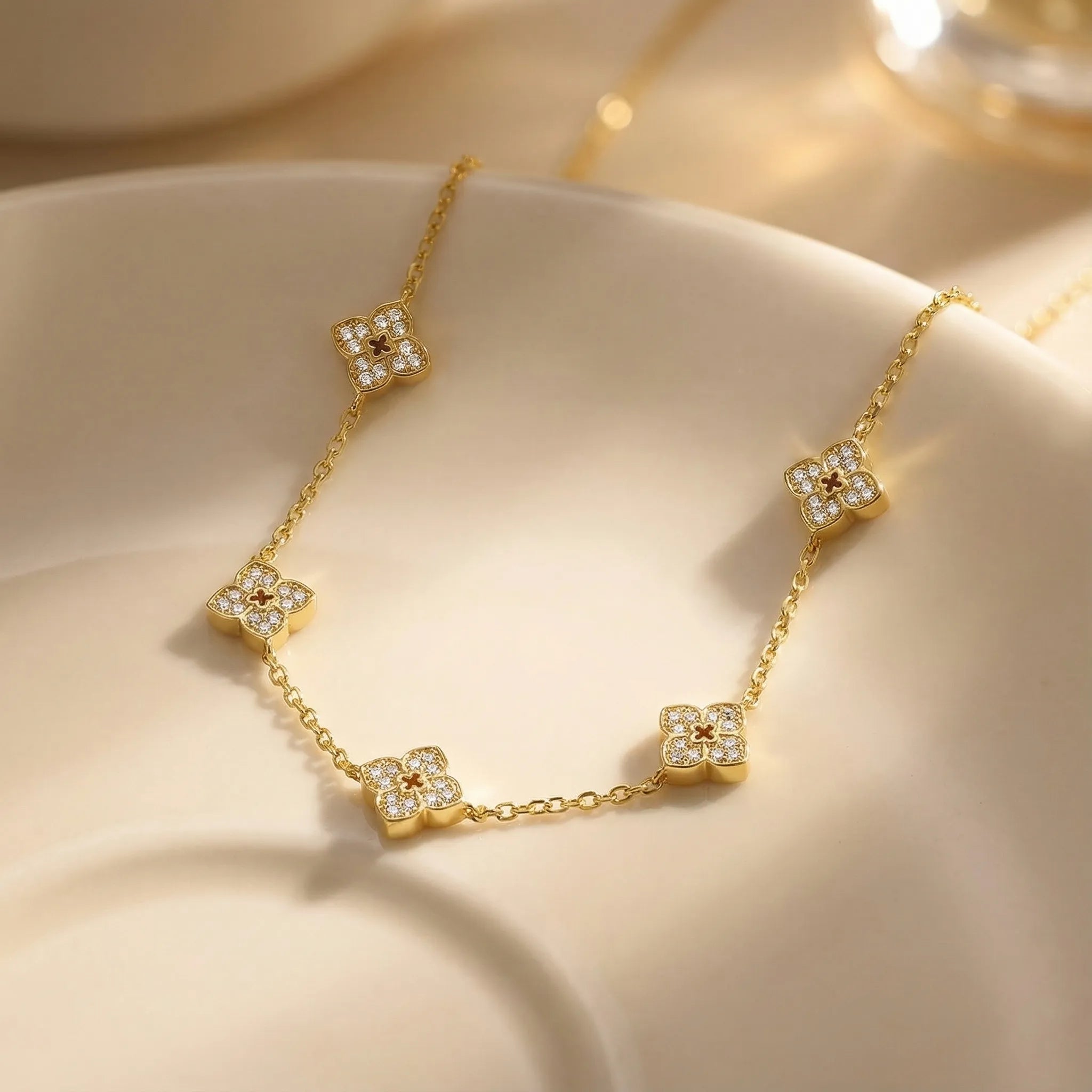 "Sabrina" Moissanite Choker Necklace