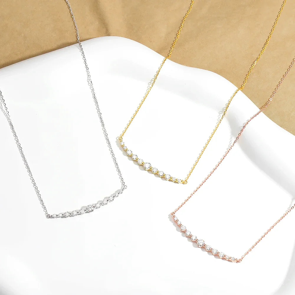 "Helena" Moissanite Pendant Necklace