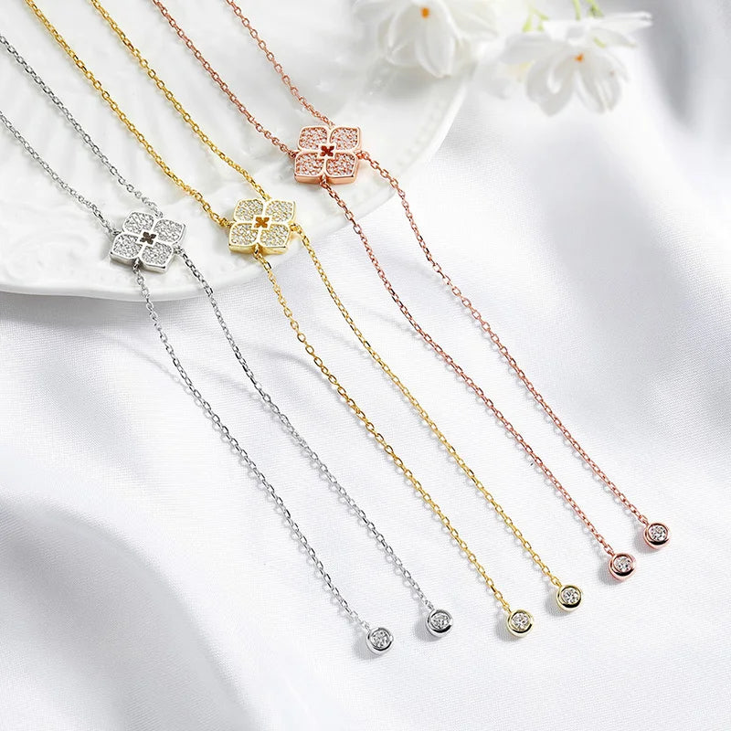 "Sienna" Moissanite Lariat Necklace