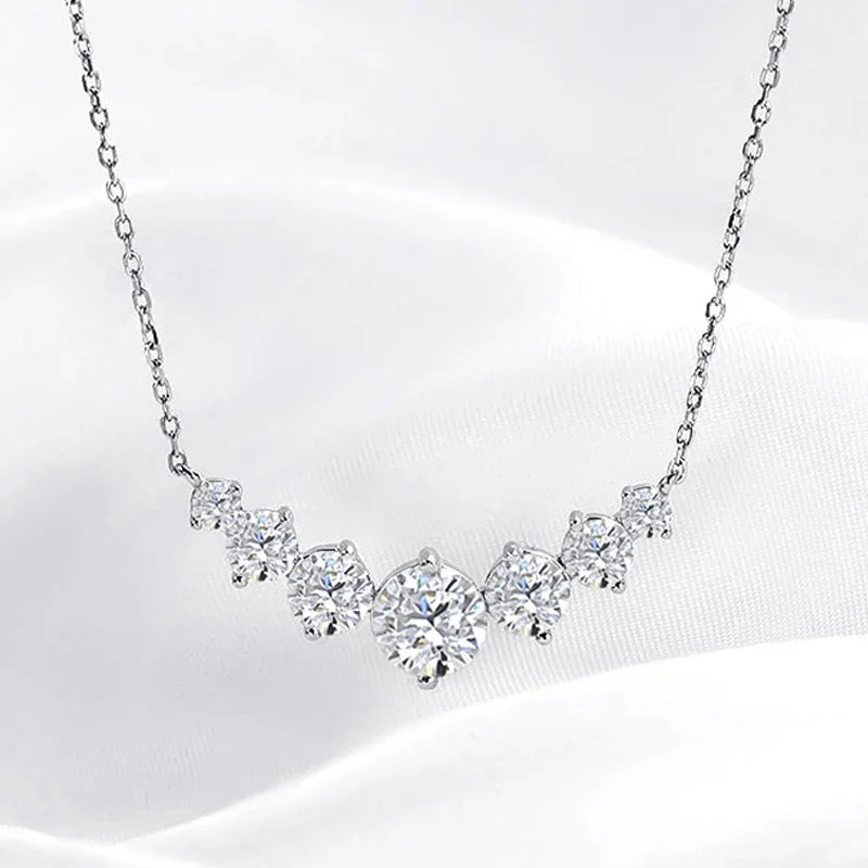 "Victoria" Moissanite Pendant Necklace