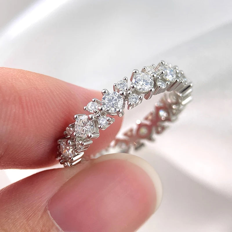 "Nova" Moissanite Eternity Ring