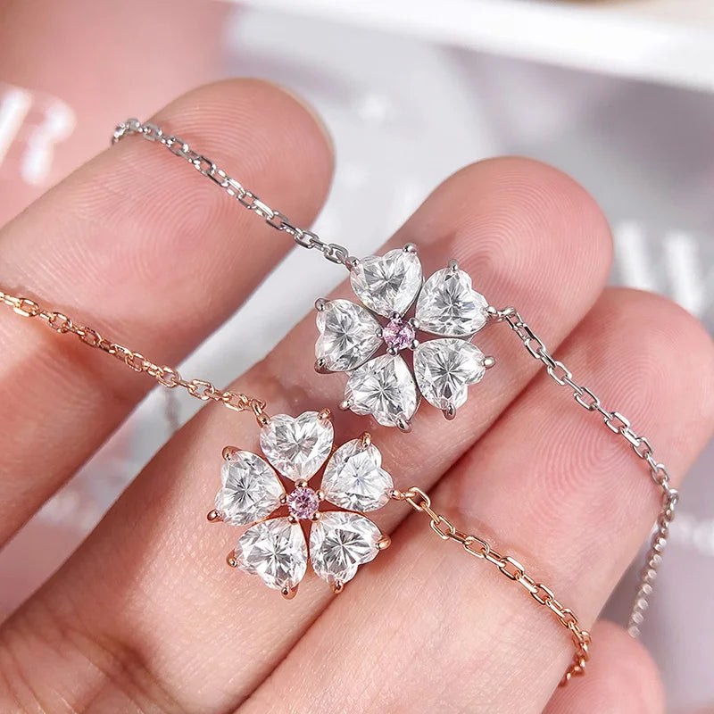 "Elora" Moissanite Pendant Necklace