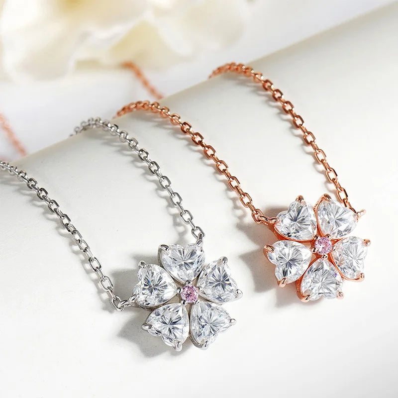 "Elora" Moissanite Pendant Necklace