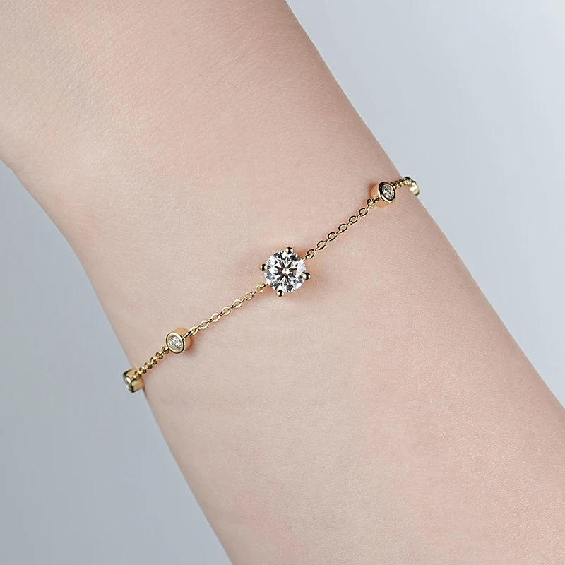 "Bianca" Moissanite Bracelet