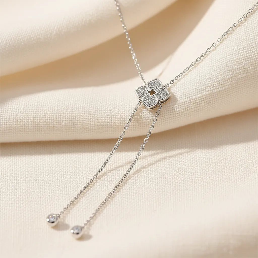 "Sienna" Moissanite Lariat Necklace