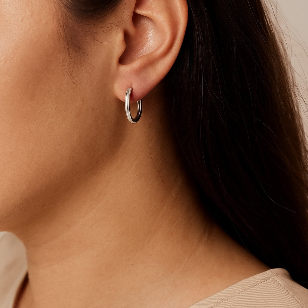 Small Fine Hoop Earrings