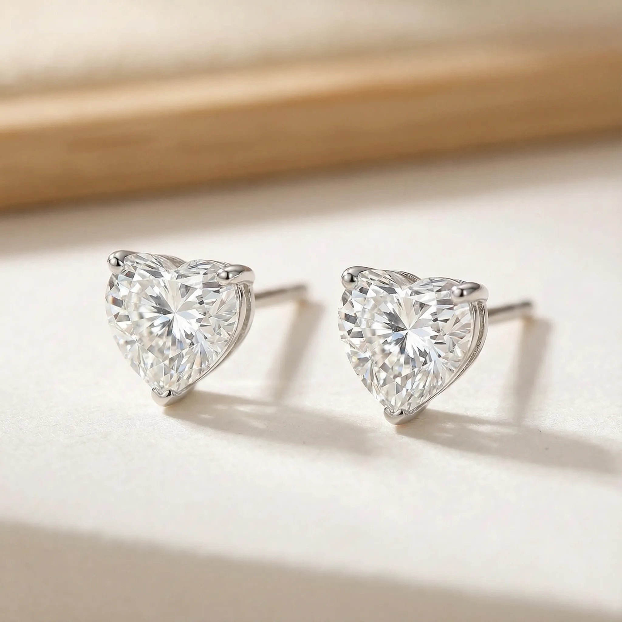"Solana" Moissanite Stud Earrings