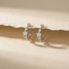 "Sonia" Moissanite Cuff Earrings