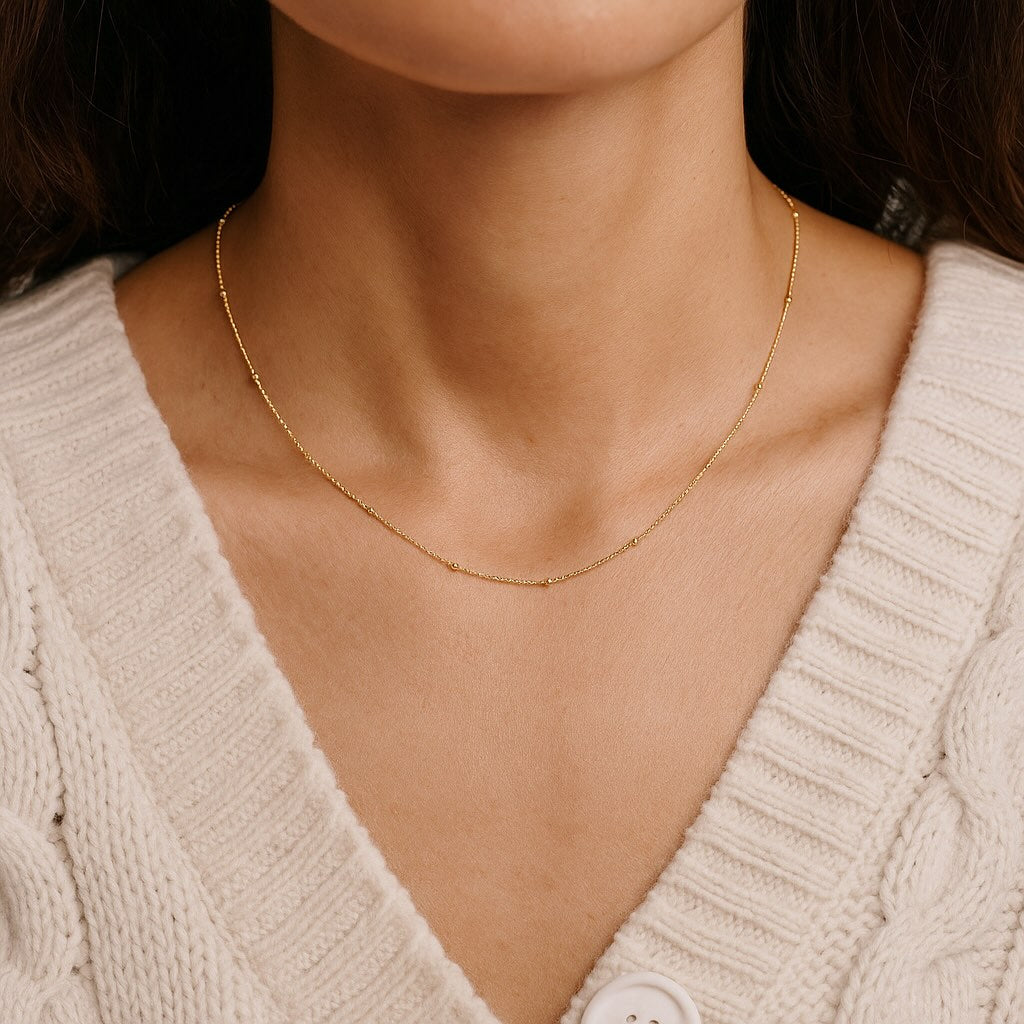 Sphere Chain Necklace