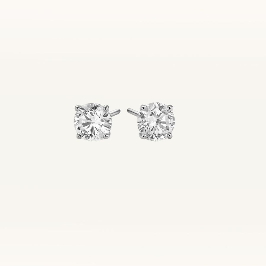 Stone Stud Earrings