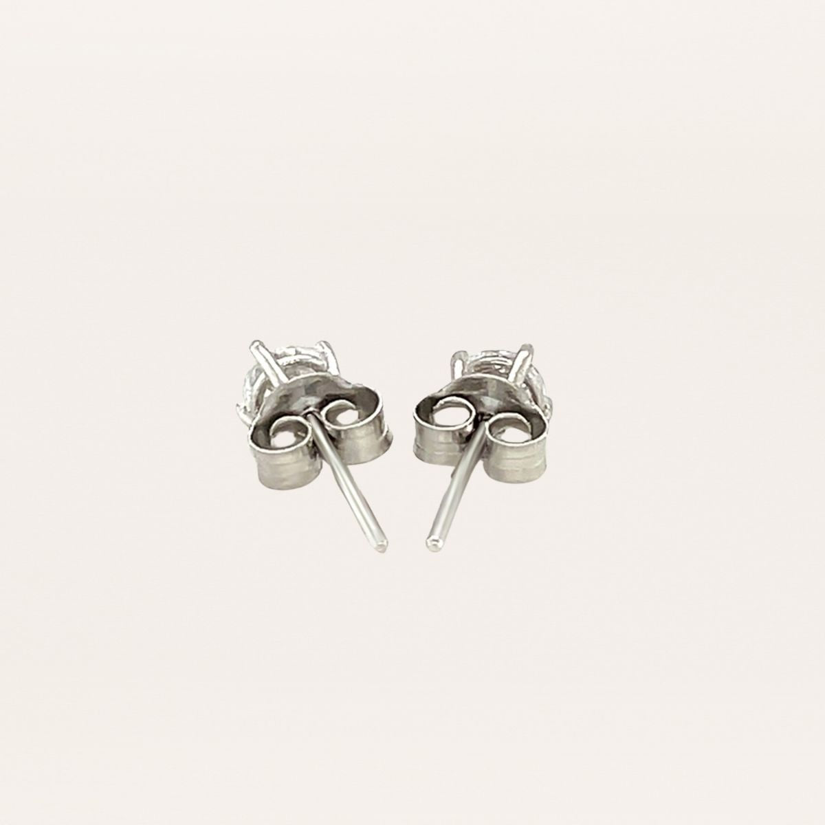 Mini Stone Stud Earrings