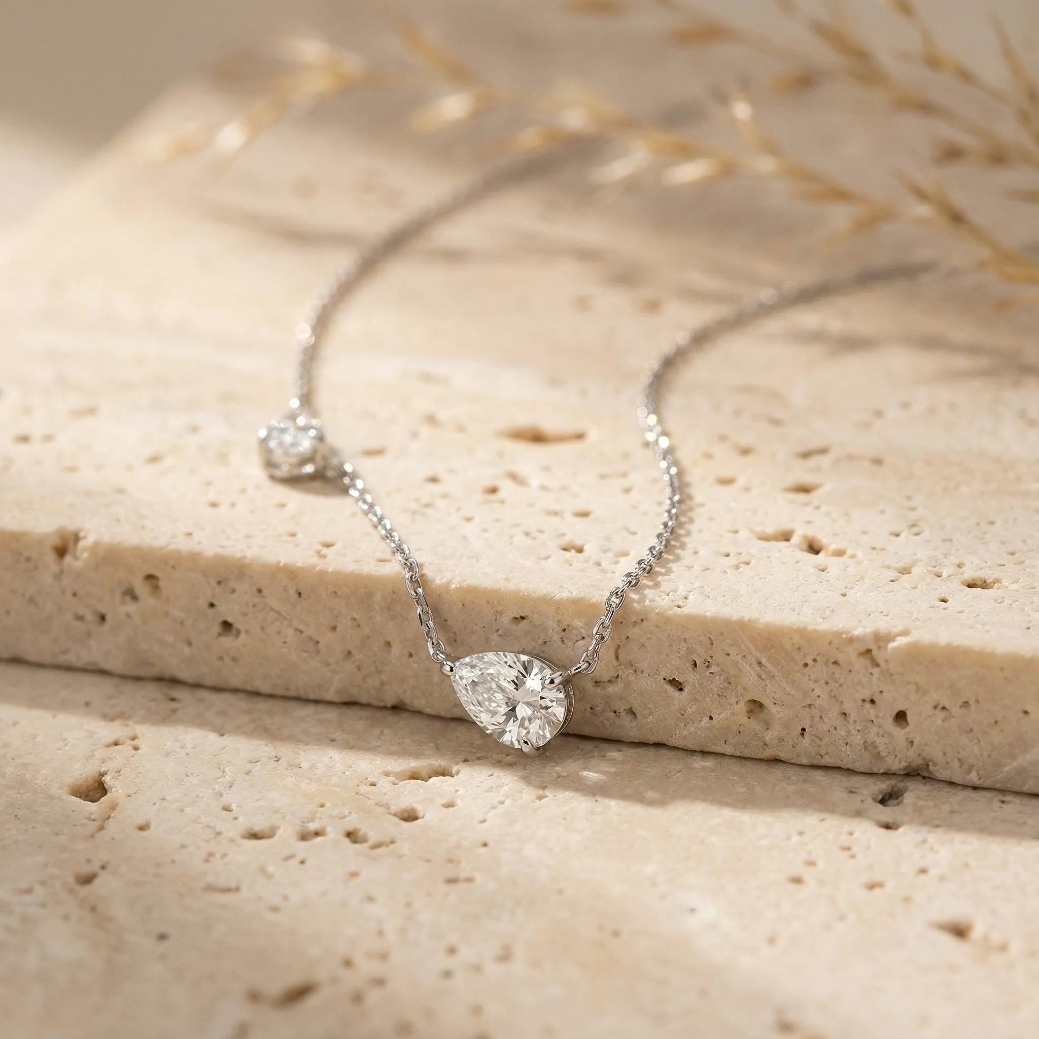 "Tessa" Moissanite Pendant Necklace