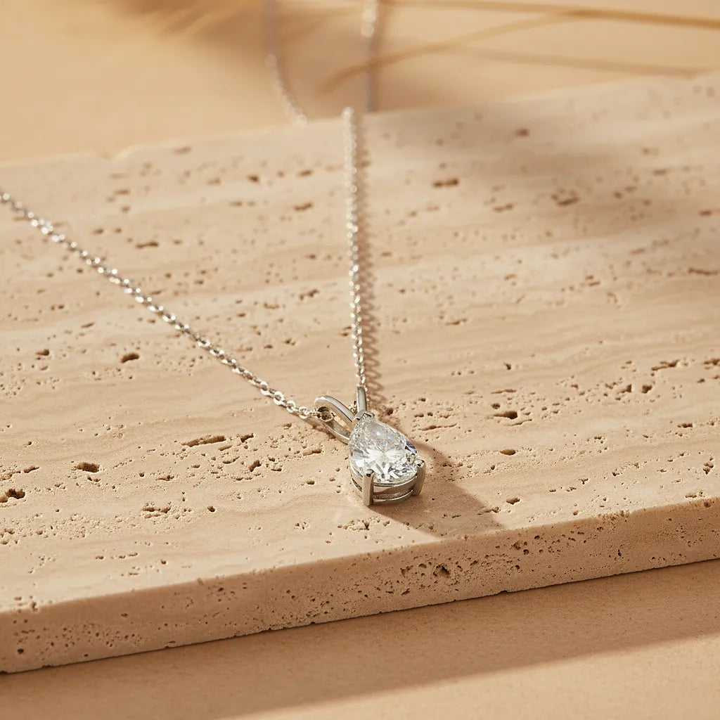 "Vivienne" Moissanite Pendant Necklace
