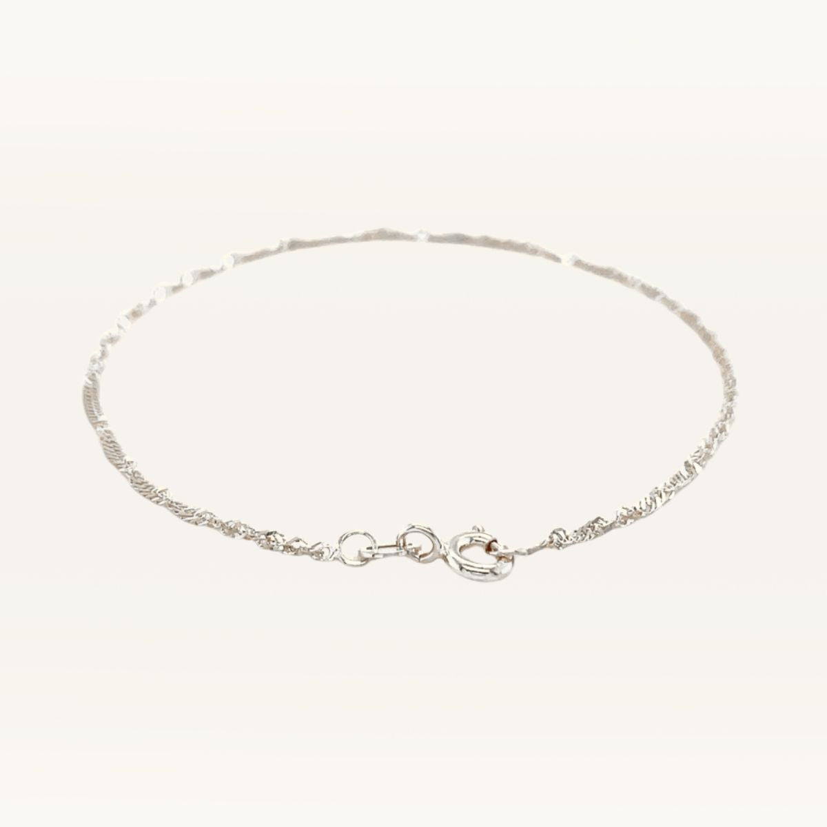 Singapore Chain Anklet 10k Gold