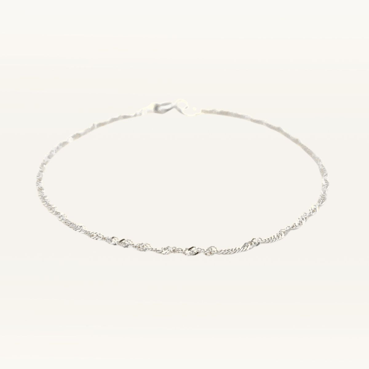 Singapore Chain Anklet 10k Gold