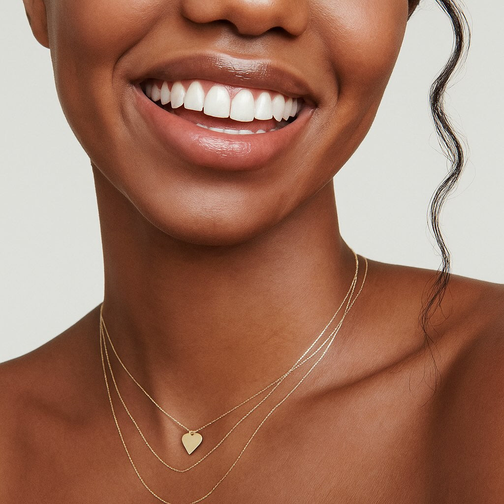 Dainty Chain Necklace 10k Gold