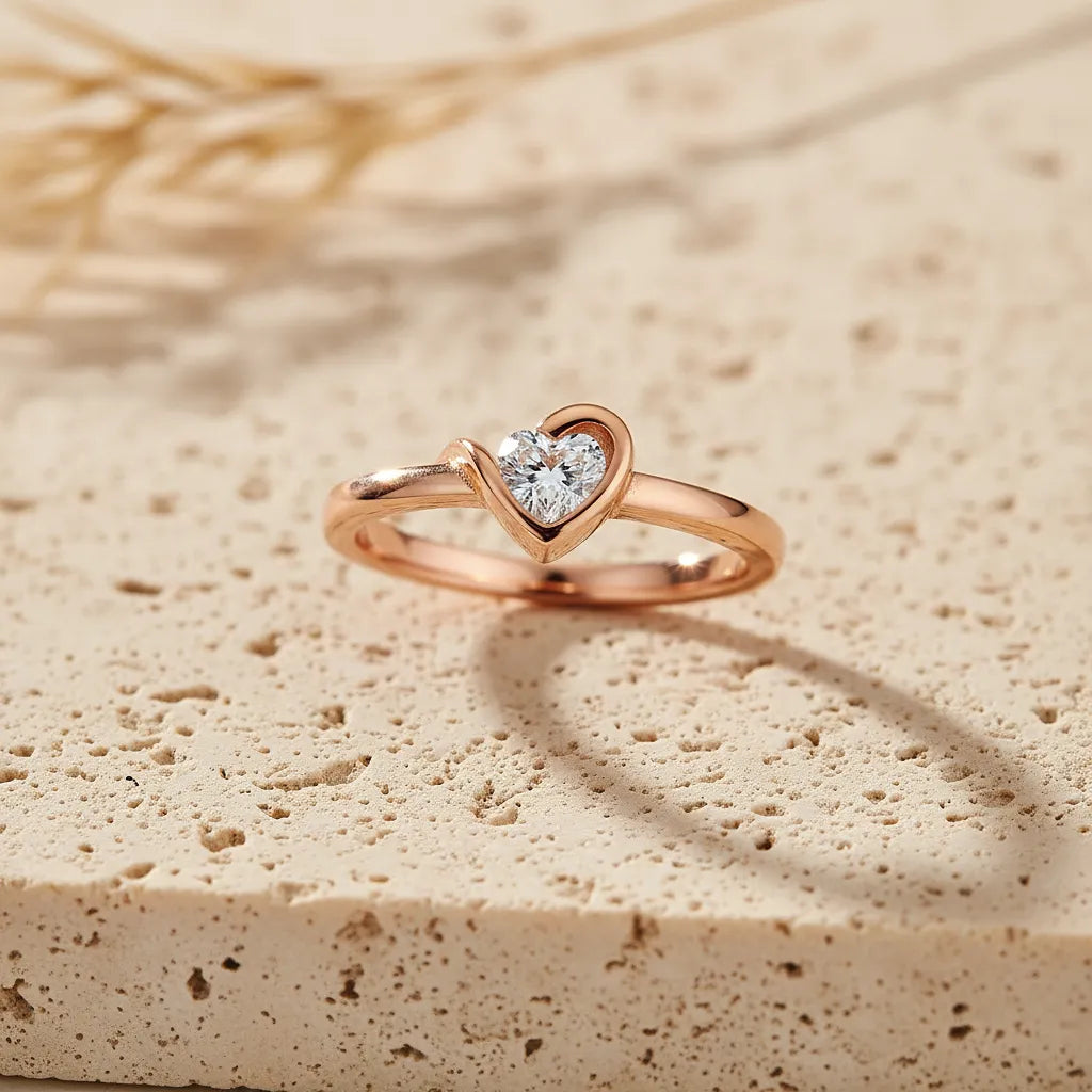 "Zoe" Moissanite Ring