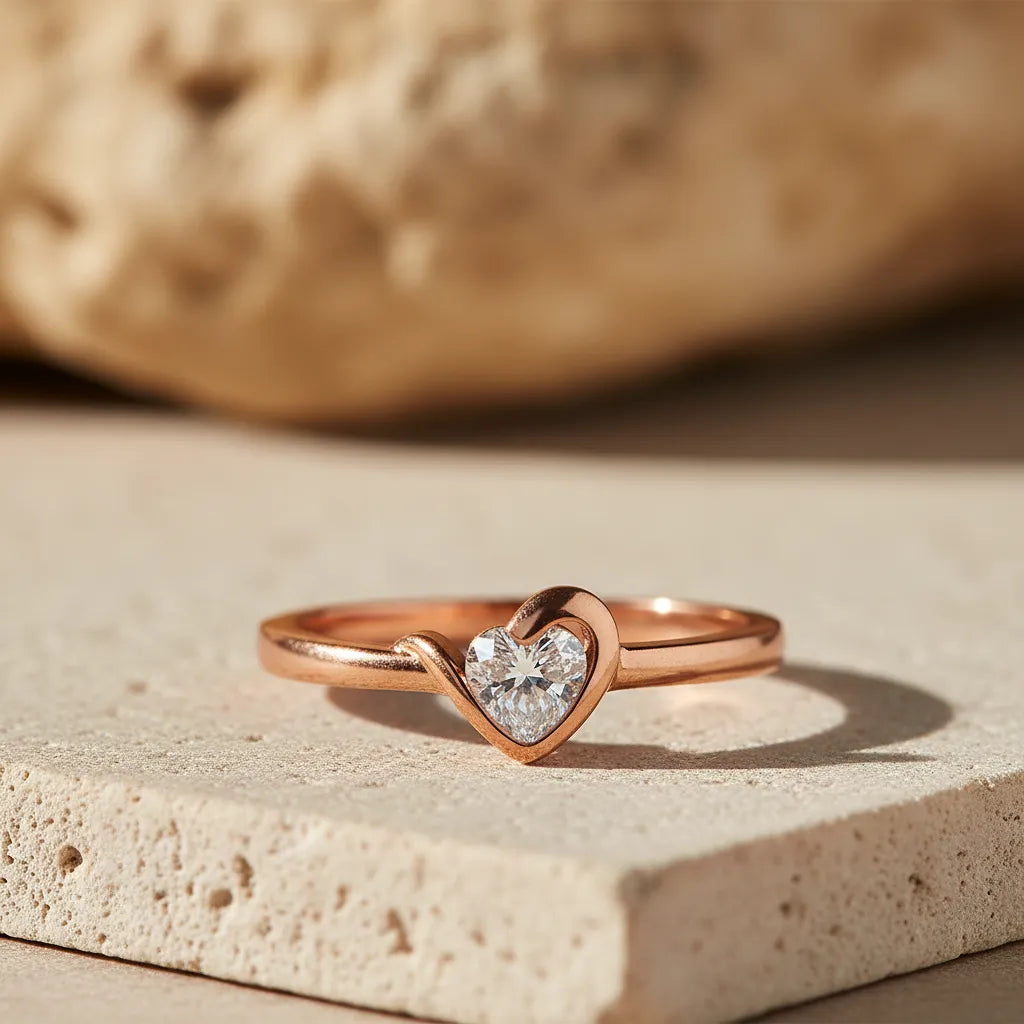 "Zoe" Moissanite Ring