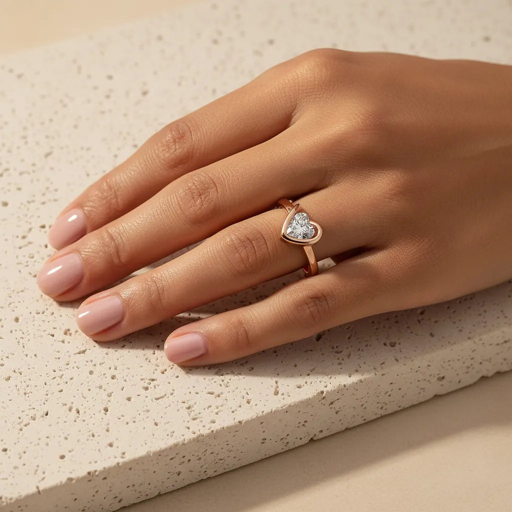 "Zoe" Moissanite Ring