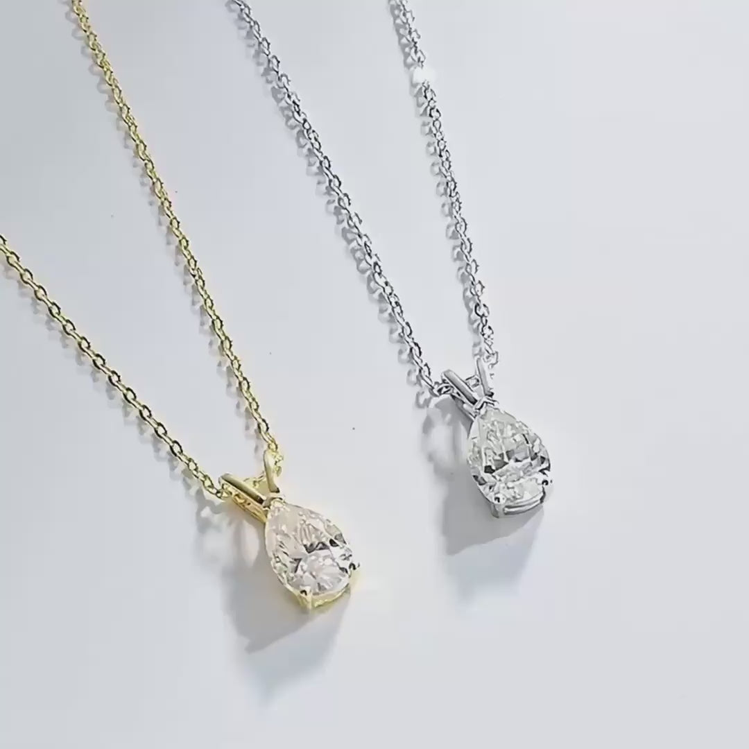 "Vivienne" Moissanite Pendant Necklace