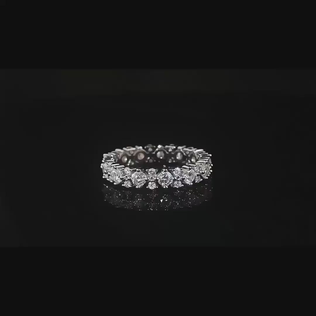 "Nova" Moissanite Eternity Ring