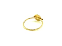 Oval Disc Ring