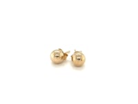 Small Round Stud Earrings