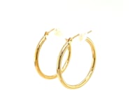 Medium Fine Hoop Earrings