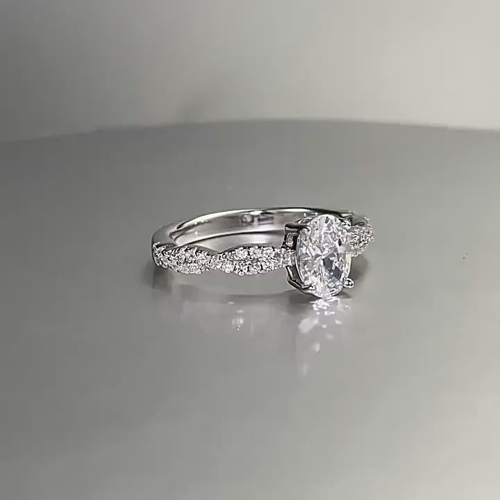 "Freya" Moissanite Ring