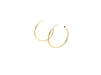 Fine Endless Hoop Earrings